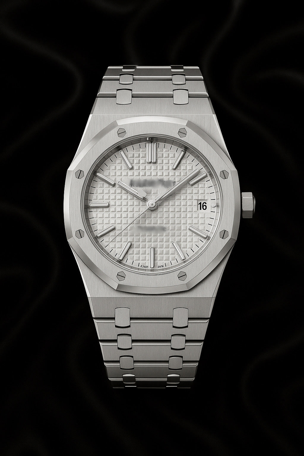 AUDEMARS PIGUET STYLE ROYAL OAK 41mm WHITE TEXTURED