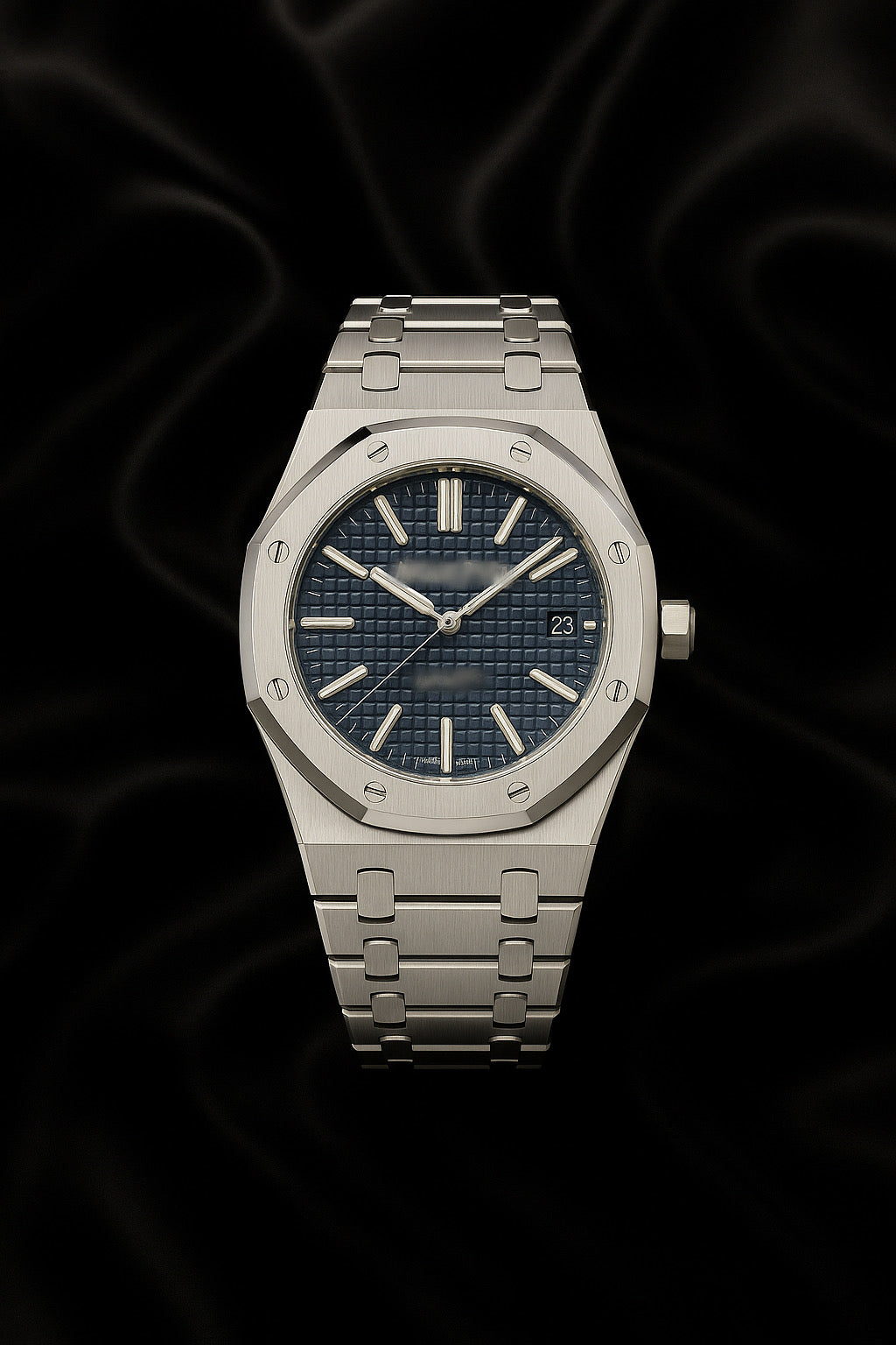 Audemars Piguet Style Royal Oak 41 mm Esfera azul texturizada