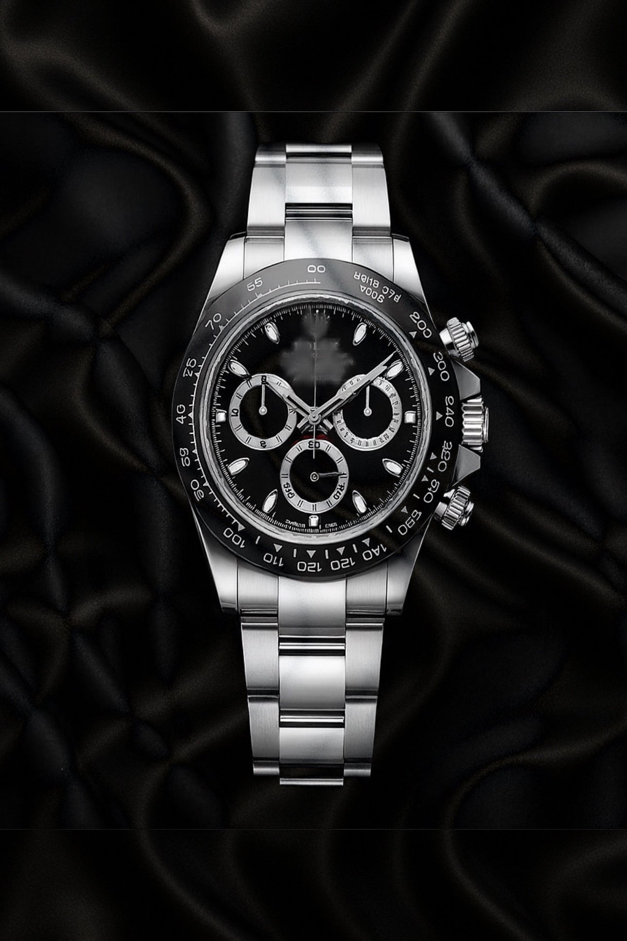 ROLEX DAYTONA STYLE 40 mm ESFERA NEGRA