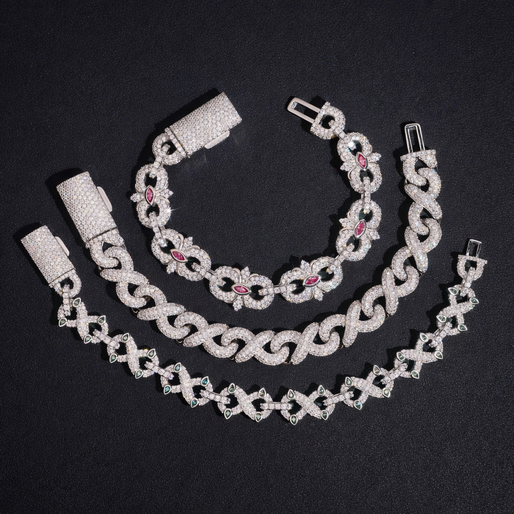 PRESTIGE BRAIDED ICED BRACELET