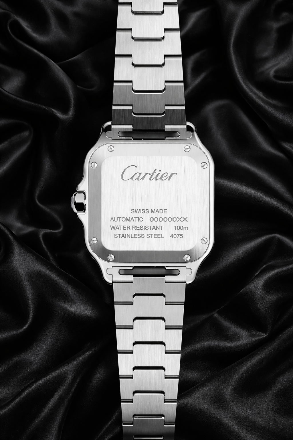CARTIER SANTOS SILVER STYLE 35MM
