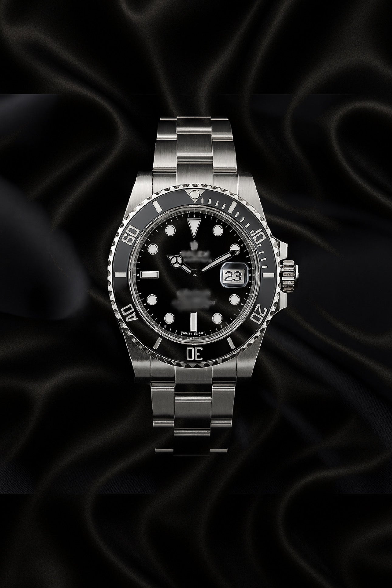 ROLEX SBMARINER STYLE BLACK DIAL 41mm