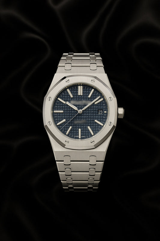 Audemars Piguet Style Royal Oak 41 mm Esfera azul texturizada