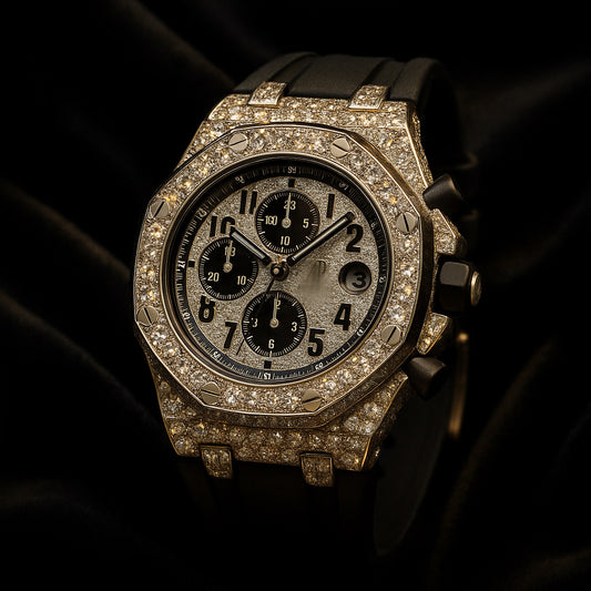 AUDEMARS PIGUET STYLE MOISSANITE