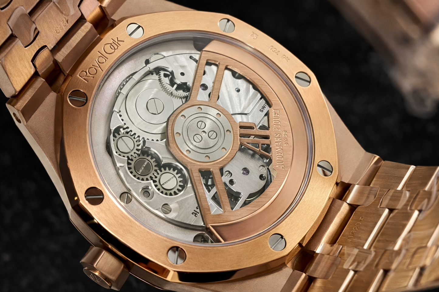 AUDEMARS PIGUET ROYAL OAK FLYING TOURBILLON GOLD GRAY