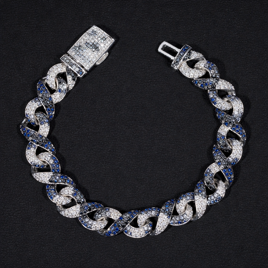 MIMETIC ROYAL BLUE ICED BRACELET