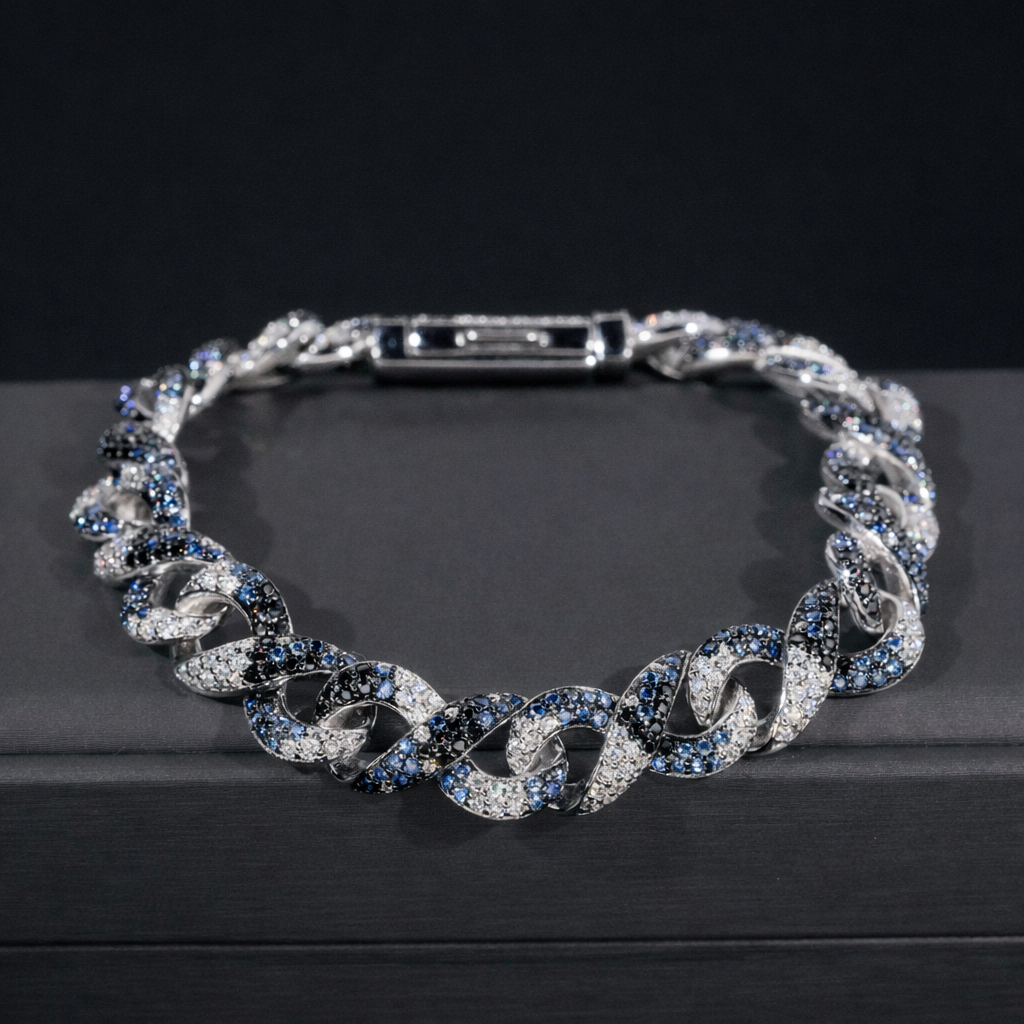 MIMETIC ROYAL BLUE ICED BRACELET