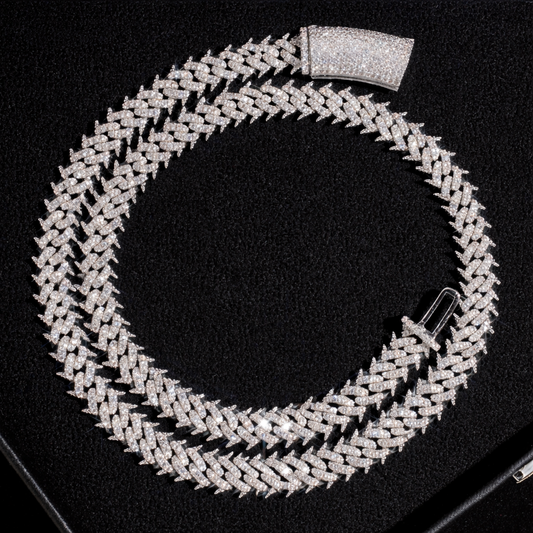 Prestige Fully Iced Prong Cuban Chain