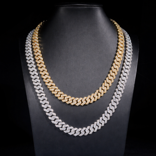 PREMIUM CUBAN LINK DIAMOND CHAIN 12MM