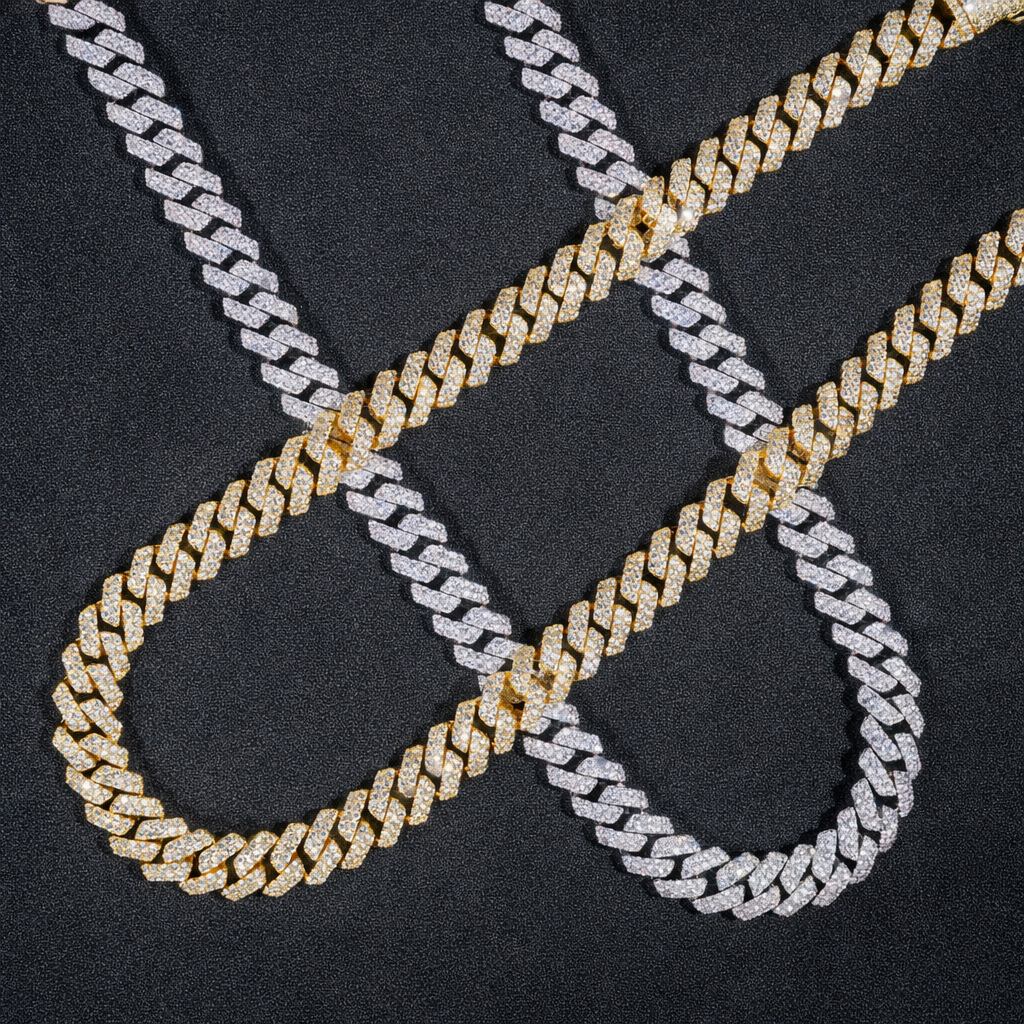 PREMIUM CUBAN LINK DIAMOND CHAIN 12MM