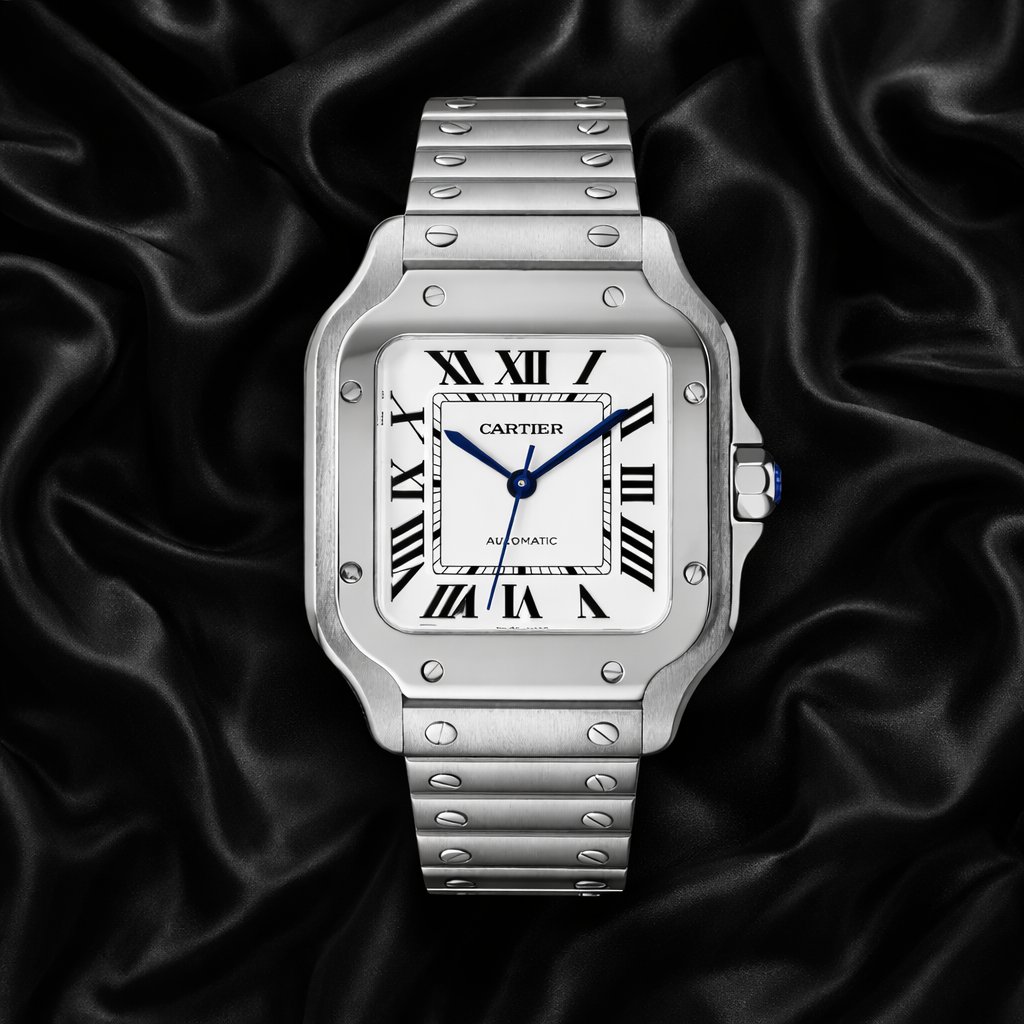 CARTIER SANTOS SILVER STYLE 35MM