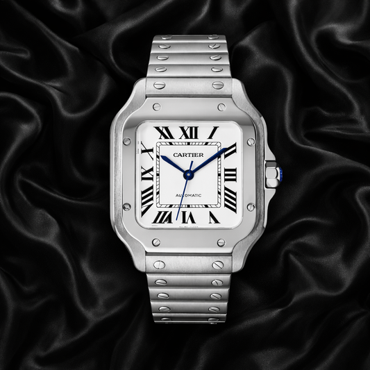 CARTIER SANTOS SILVER STYLE 35MM