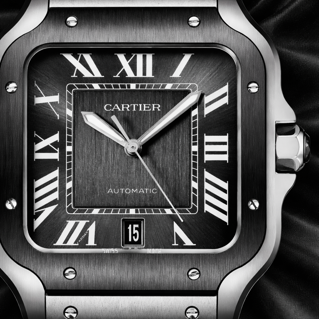 CARTIER SANTOS STYLE GREY 39.8MM