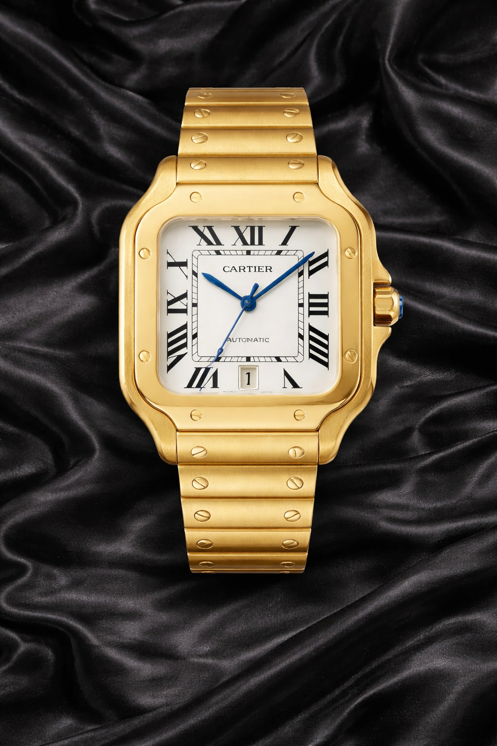 CARTIER SANTOS GOLD 39.8MM STYLE