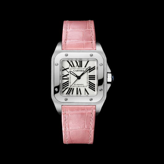 CARTIER SANTOS PINK STYLE 35.6MM