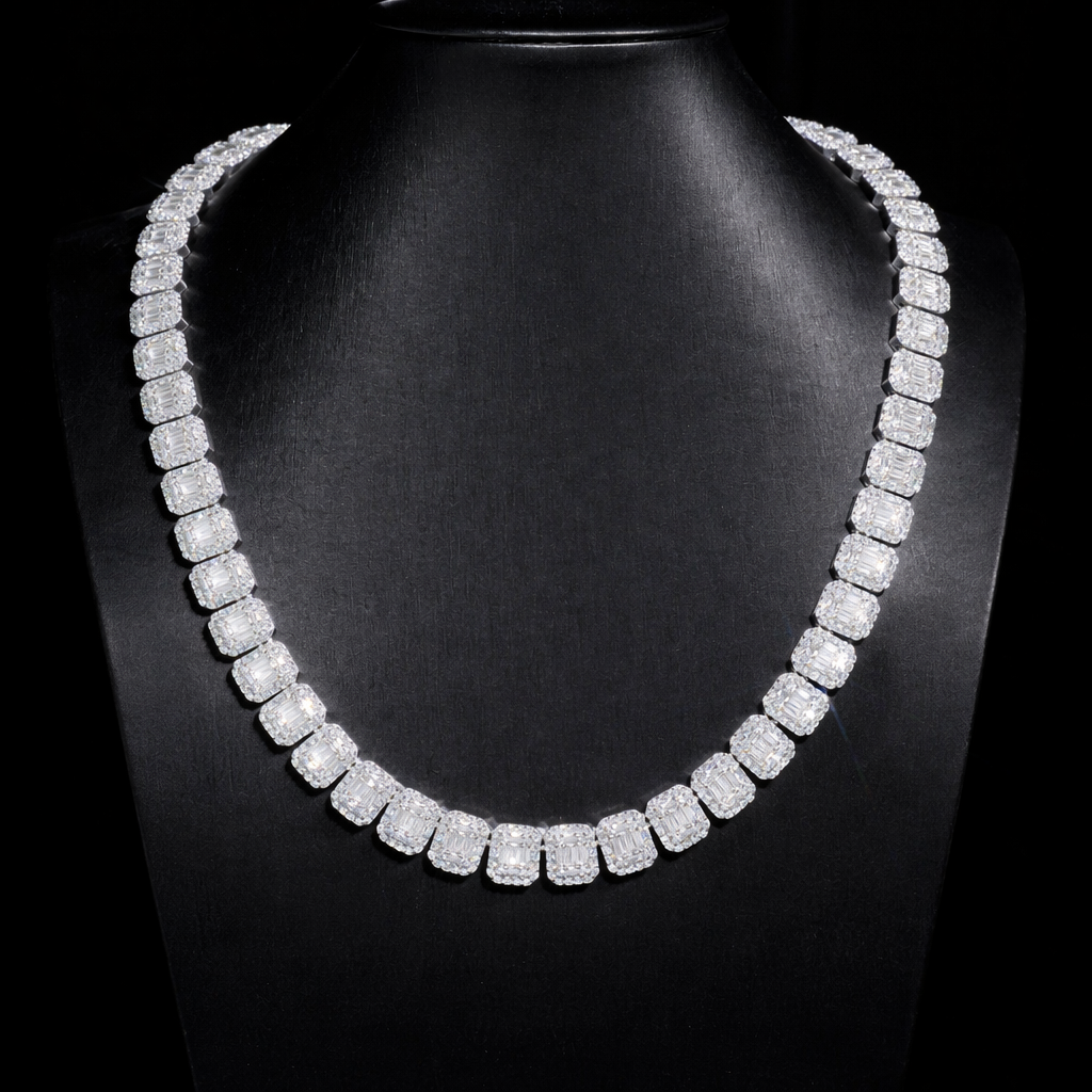 FINE JEWELRY MOISSANITE CHAIN 13mm