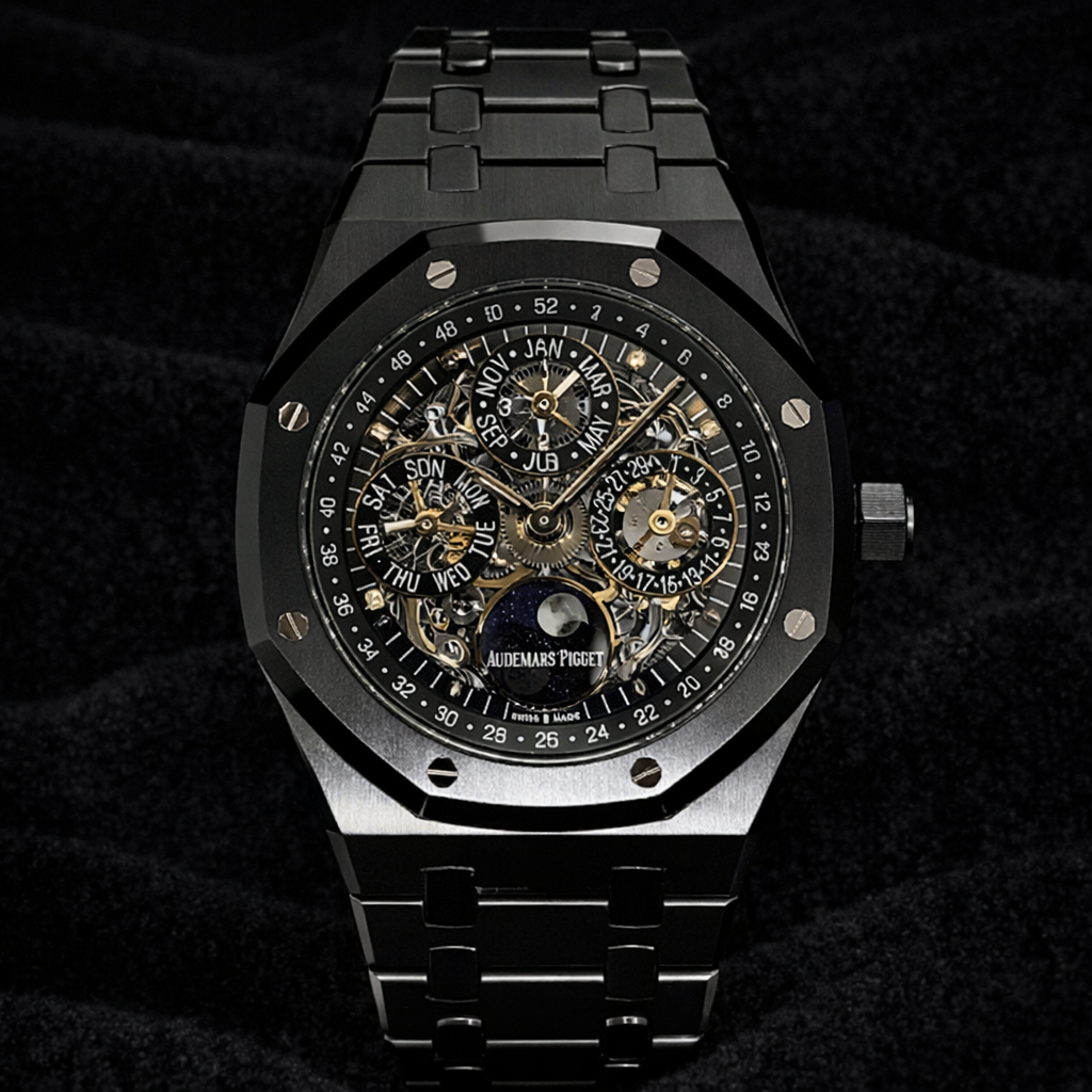 AUDERMARS PIGUET ROYAL OAK SKELETON BLACK STYLE
