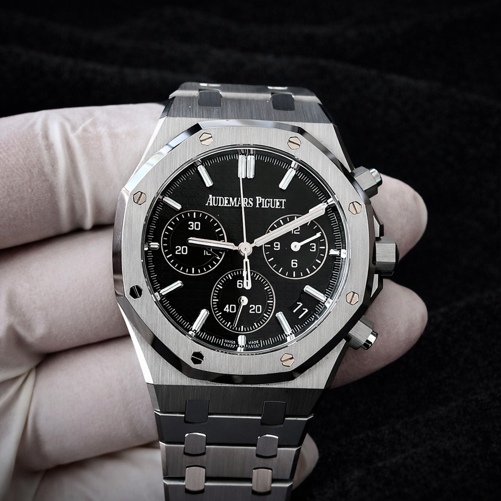 AUDERMARS PIGUET ROYAL OAK BLACK CRONOGRAPH STYLE