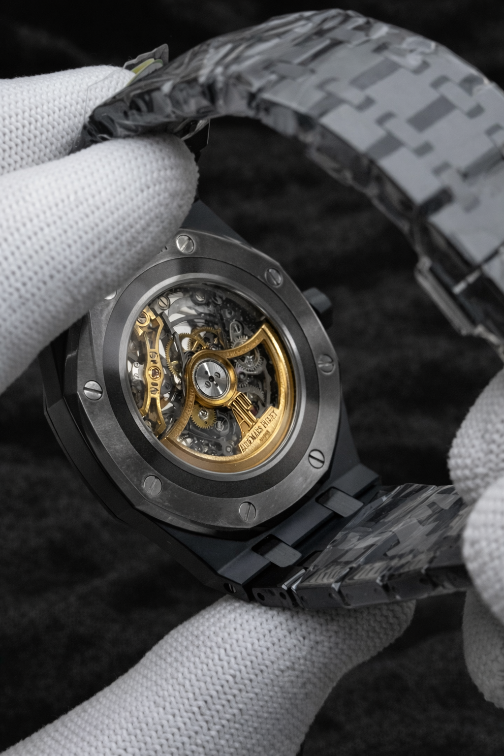 AUDERMARS PIGUET ROYAL OAK SKELETON BLACK STYLE