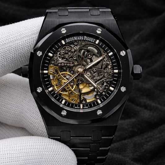 AUDERMARS PIGUET ROYAL OAK SKELETON BLACK STYLE