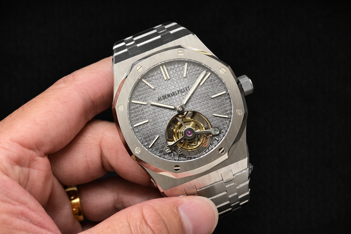 AUDEMARS PIGUET ROYAL OAK FLYING TOURBILLON GREY STYLE