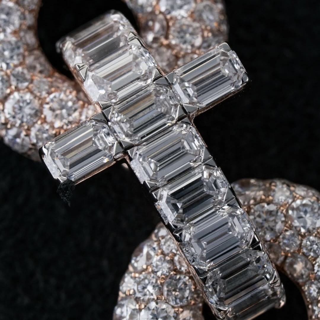 INFINITY CHAIN LINK WITH CROSS CHARM 13mm
