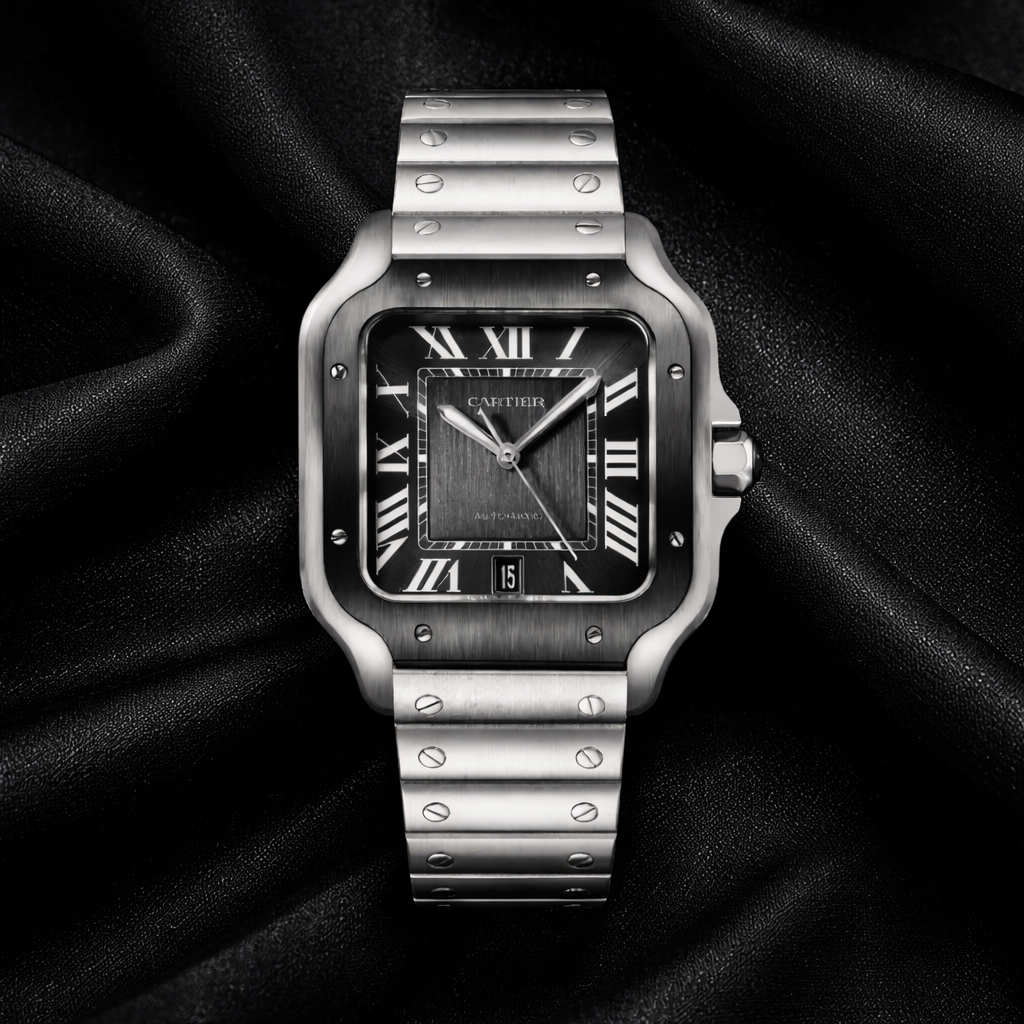 CARTIER SANTOS STYLE GREY 39.8MM