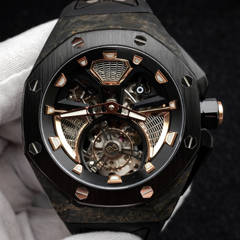 AUDEMARS PIGUET ROYAL OAK FORGED CARBON STYLE