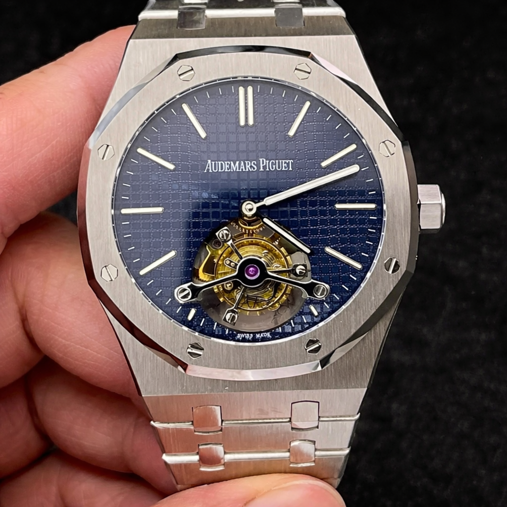 AUDEMARS PIGUET ROYAL OAK FLYING TOURBILLON BLUE 