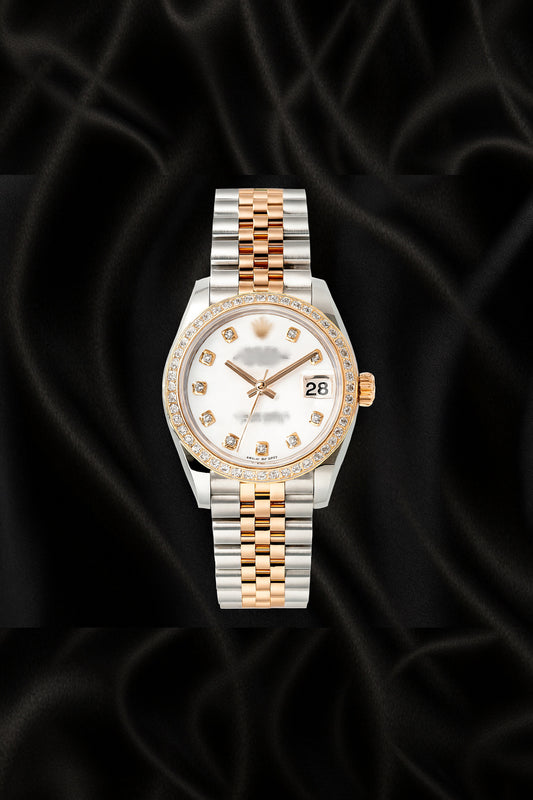 ROLEX DATEJUST STYLE 31 mm ORO Y PLATA
