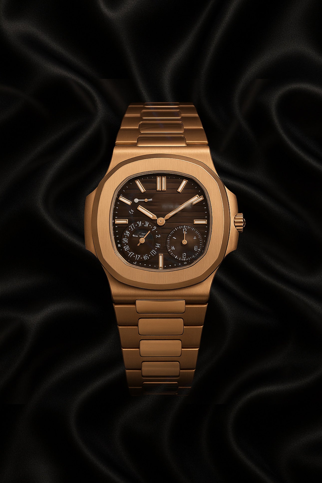 PATEK PHILIPPE ESTILO NAUTILUS ORO MARRÓN 40 mm