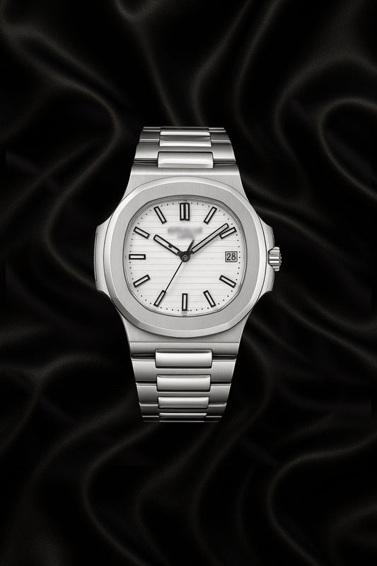 PATEK PHILIPPE ESTILO NAUTILUS ESFERA BLANCA 40 mm
